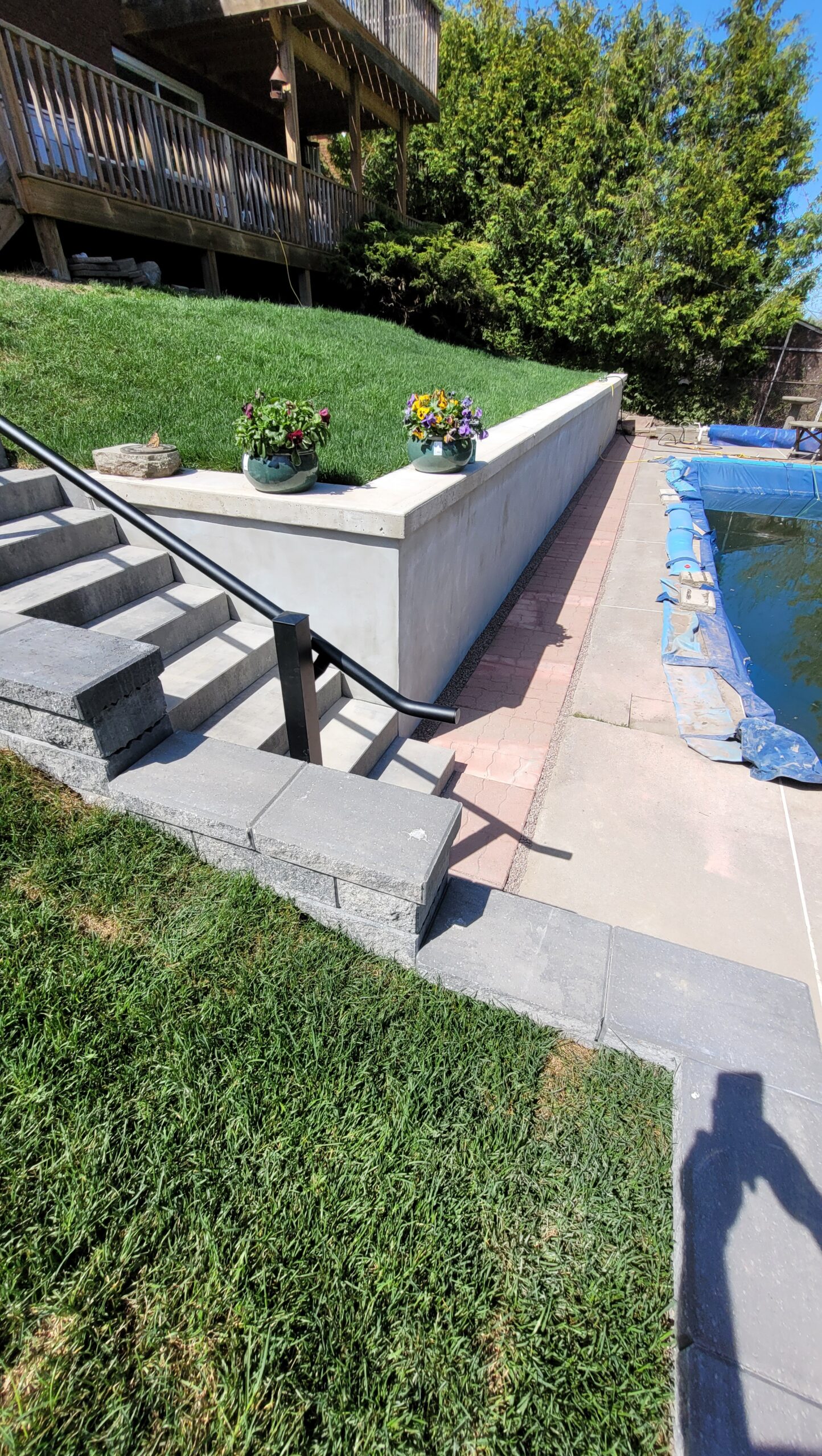 ICF Retaining Wall — Peterborough, Ontario